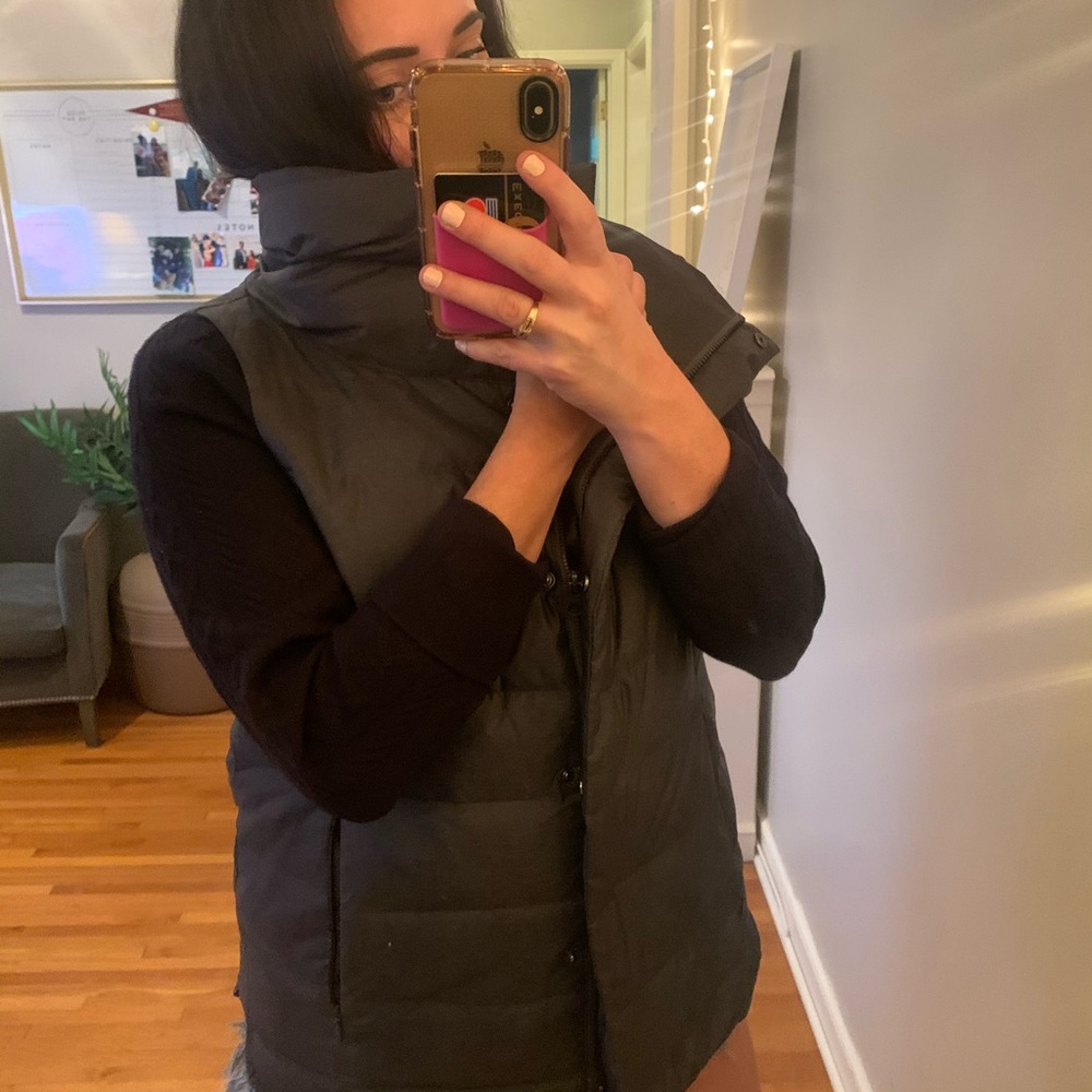 Eileen Fisher Vest (Stand Collar, Down Vest)